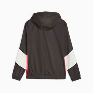 PUMA Queen Women's Football Jacket, PUMA Black-Fire Orchid-Warm White, extralarge-GBR
