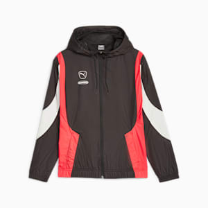 PUMA Queen Women's Football Jacket, PUMA Black-Fire Orchid-Warm White, extralarge-GBR