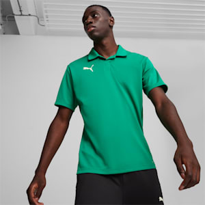 teamGOAL Men's Football Polo, Sport Green-PUMA White-Power Green, extralarge-IND