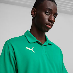 teamGOAL Men's Football Polo, Sport Green-PUMA White-Power Green, extralarge-IND
