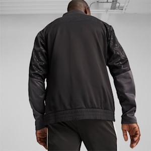 メンズ サッカーINDIVIDUAL ウィンターライズ ジャケット, PUMA Black-Dark Coal, extralarge-JPN