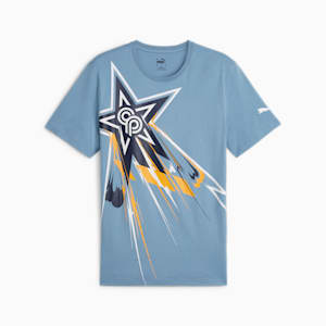 PUMA x CHRISTIAN PULISIC Men's Soccer Logo Tee, Zen Blue, extralarge