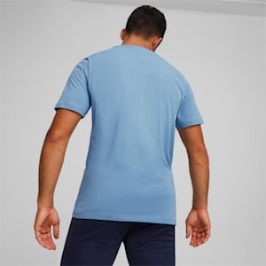 Camiseta de fútbol con logo para hombre PUMA x Christian Pulisic, Zen Blue, extralarge