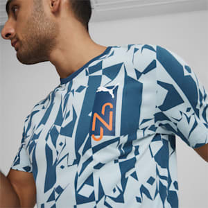 PUMA x NEYMAR JR Creativity Men's Tee, Ocean Tropic-Turquoise Surf, extralarge