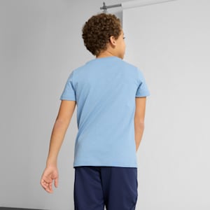 PUMA x CHRISTIAN PULISIC Big Kids' Soccer Logo Tee, Zen Blue, extralarge