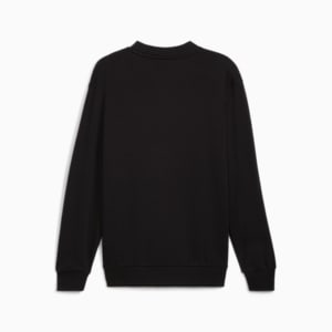 メンズ サッカー キング トップ クルースウェット, PUMA Black-Intense Red, extralarge-JPN