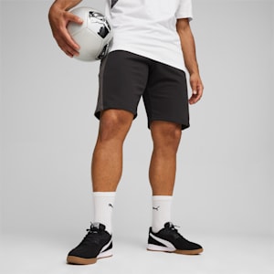 メンズ サッカー キング トップ スウェット ショーツ, PUMA Black-Shadow Gray, extralarge-JPN