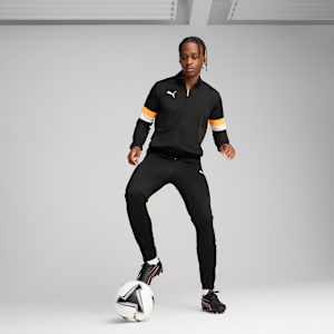 individualRISE Men's Slim Fit Football Tracksuit, PUMA Black-Heat Fire, extralarge-IND
