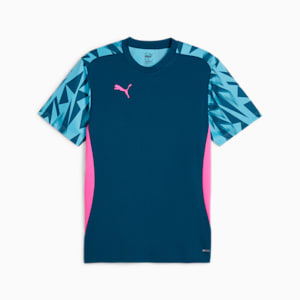 individualFINAL Men's Soccer Jersey, Ocean Tropic-Bright Aqua, extralarge
