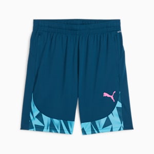 individualFINAL Men's Football Shorts, Ocean Tropic-Bright Aqua, extralarge-IND