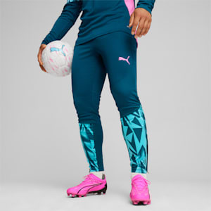Pantalones de entrenamiento de fútbol para hombre individualFINAL, Ocean Tropic-Bright Aqua, extralarge