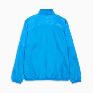 メンズ サッカー チームファイナル ピステ 長袖 ハーフジップ トップス, Ignite Blue, extralarge-JPN