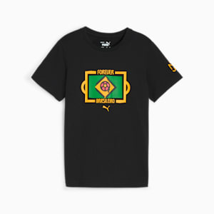 Camiseta de fútbol para niños grandes PUMA x NEYMAR JR x COPA AMÉRICA, PUMA Black, extralarge