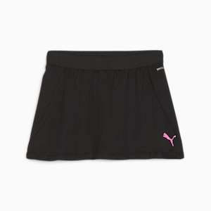 Individual Racquet Sports Women's Skirt, PUMA Black-Poison Pink, extralarge
