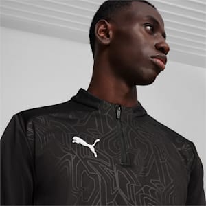 メンズ サッカー チームファイナル ハイブリッド トップス クルースウェット, PUMA Black, extralarge-JPN