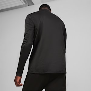 メンズ サッカー チームファイナル ハイブリッド トップス クルースウェット, PUMA Black, extralarge-JPN