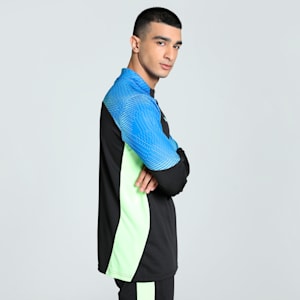 individualFINAL Quarter-Zip Men's Football Top, PUMA Black-Fizzy Apple, extralarge-IND