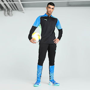 individualFINAL Quarter-Zip Men's Football Top, PUMA Black-Fizzy Apple, extralarge-IND
