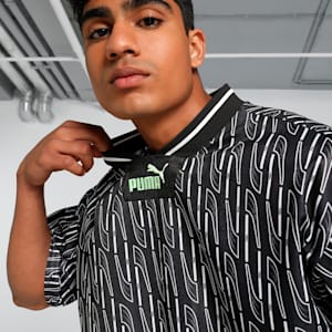 Bring-Back Men's Oversized Fit Football Jersey, PUMA Black, extralarge-IND