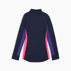 individualBLAZE Quarter-Zip Top Women, Club Navy-Dark Amethyst, extralarge