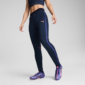 Pants de entrenamiento para mujer individualBLAZE, Club Navy-Dark Amethyst, extralarge