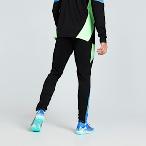 individualFINAL Men's Slim Fit Football Training Pants, PUMA Black-Fizzy Apple, extralarge-IND