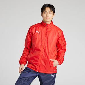 メンズ サッカー チームファイナル パデッド ウーブン ジャケット, PUMA Red, extralarge-JPN