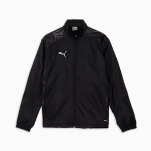 メンズ サッカー チームファイナル ウラトリコット ウーブンジャケット, PUMA Black, extralarge-JPN