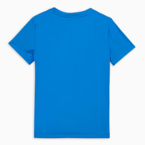 Cricket Teamwear Youth Piping Tee, Ultra Blue-Rickie Orange, extralarge-IND