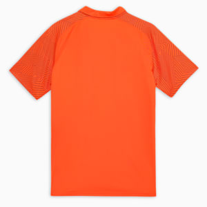 Cricket Teamwear Youth Sublimation Polo, Rickie Orange-Puma Black, extralarge-IND