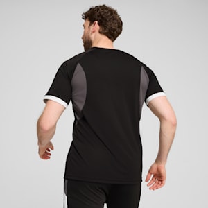 メンズ サッカー INDIVIDUALLIGA 半袖 シャツ, PUMA Black-Shadow Gray, extralarge-JPN