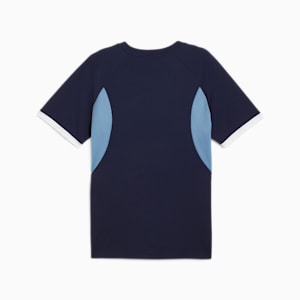 メンズ サッカー INDIVIDUAL リーガ グラフィック 半袖 Tシャツ, PUMA Navy-Zen Blue, extralarge-JPN