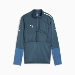 キッズ サッカー INDIVIDUAL ウィンタライズド  クォータージップ トップ 120-160cm, Gray Skies, extralarge-JPN