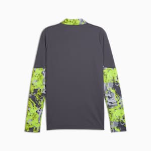 Playera de fútbol con cierre individualCUP para hombre, Galactic Gray, extralarge