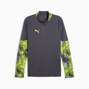 Playera de fútbol con cierre individualCUP para hombre, Galactic Gray, extralarge
