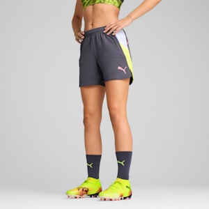 Shorts de fútbol individualBLAZE para mujer, Galactic Gray, extralarge