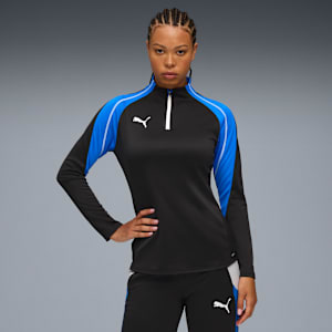 IndividualBLAZE Quarter-Zip Women's Soccer Top, PUMA Black-PUMA White-Racing Blue, extralarge