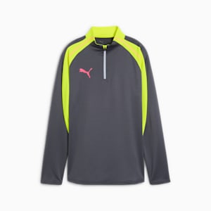 Top de fútbol con cierre corto individualBLAZE para mujer, Galactic Gray, extralarge