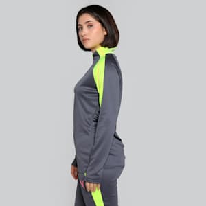 IndividualBLAZE Women's 1/4 Zip Football Top, Galactic Gray, extralarge-IND