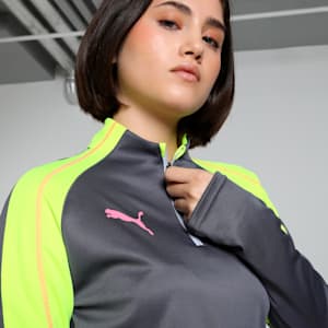 IndividualBLAZE Women's 1/4 Zip Football Top, Galactic Gray, extralarge-IND