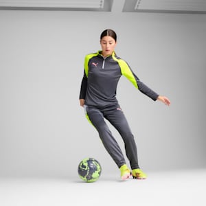 Top de fútbol con cierre corto individualBLAZE para mujer, Galactic Gray, extralarge