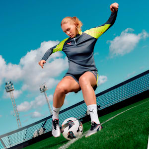 IndividualBLAZE Women's 1/4 Zip Football Top, Galactic Gray, extralarge-IND