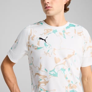 Playera fútbol IndividualEARTH DAY para hombre, PUMA White-Light Sand, extralarge