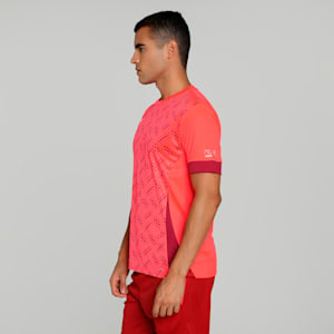 Individual Graphic Men's Padel Tennis Jersey, Glowing Red, extralarge-IND