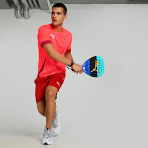 Individual Graphic Men's Padel Tennis Jersey, Glowing Red, extralarge-IND