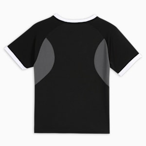 IndividualLIGA Graphic Youth Football Jersey, PUMA Black-PUMA White-Shadow Gray, extralarge-IND
