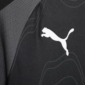 IndividualLIGA Graphic Youth Football Jersey, PUMA Black-PUMA White-Shadow Gray, extralarge-IND