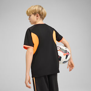 IndividualLIGA Graphic Youth Football Jersey, PUMA Black-Glowing Red, extralarge-IND