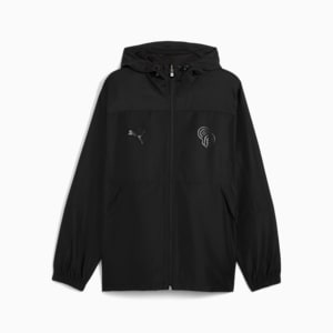 PUMA x CHRISTIAN PULISIC Stealth Men's Full-Zip Hoodie, PUMA Black, extralarge