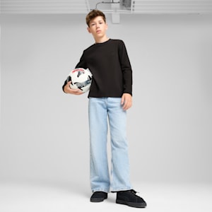 PUMA x CHRISTIAN PULISIC Stealth Big Kids' Long Sleeve Tee, PUMA Black, extralarge